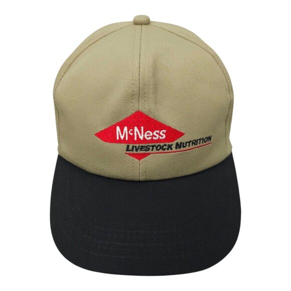 McNess Livestock Nutrition Snapback Cap Hat Trucker Farmer Rancher K Products - Picture 1 of 12
